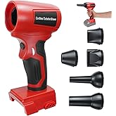 IOHBThe Electric Cordless Turbo fan Blower, Leaf Blower for Milwaukee 18V Battery, 130000RPM Handheld Jet Fan, Variable Wind Speed, for Cleaning and Drying (Battery Not Included)