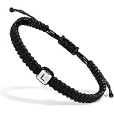 Nymerianoble Handmade Bracelets, Bracelets for Women Men Adjustable Initial Bracelet Jewelry Gifts for Mom Wife Girlfriend Her Friends Christmas Gifts