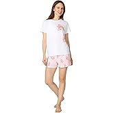 Care Bears womens 2-piece Pajama Set, Soft & Comfortable Nightwear for Adults, Top & Bottom Duo