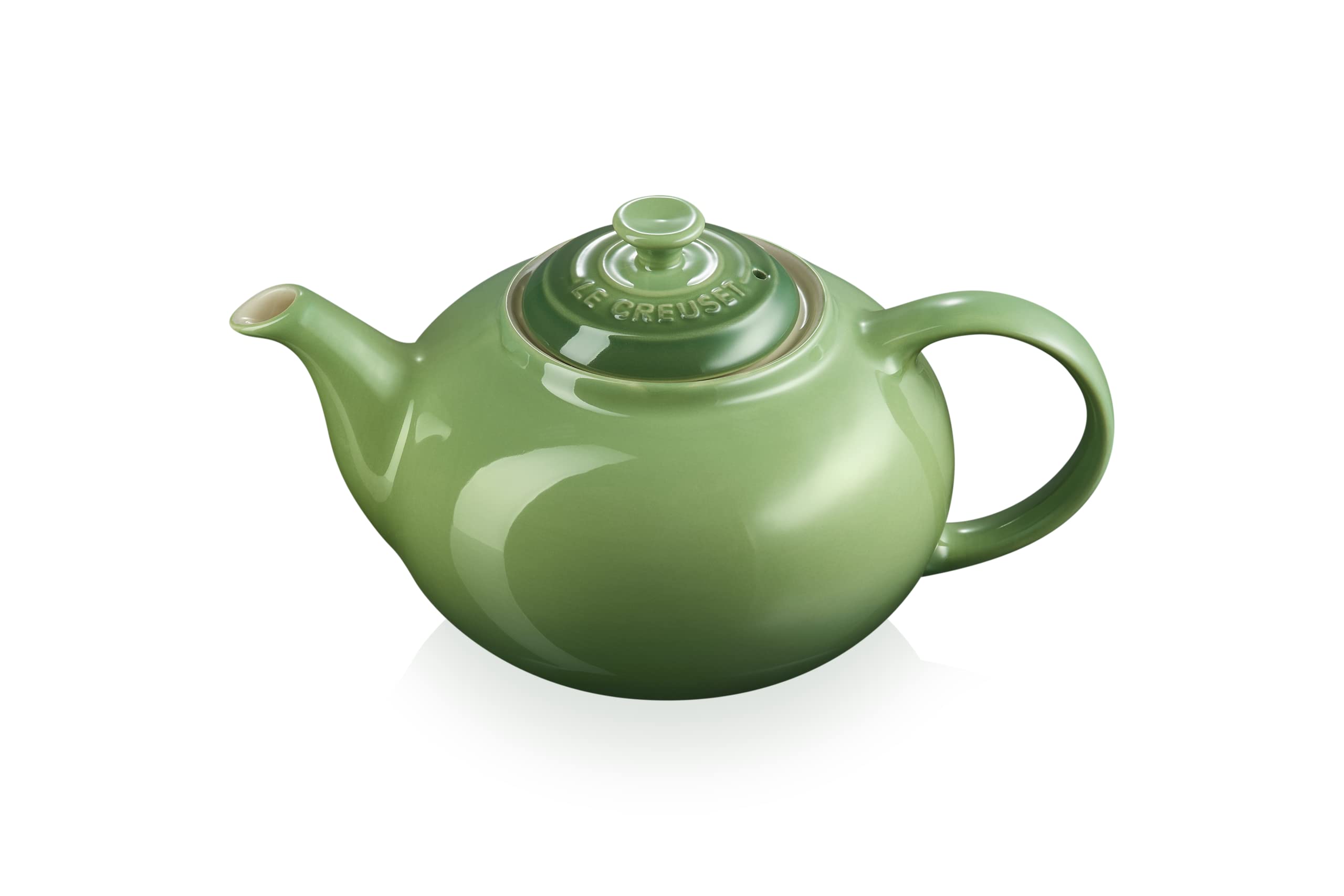 Le Creuset Stoneware Classic Teapot, 1.3 litres, Serves 3-4 Cups, Bamboo, 70703132200000