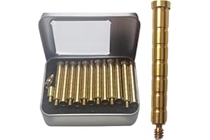 EOOENOON ARCHERY Field Points Bolt Carbon Arrow Aluminum Brass Inserts with Surface Indentation Inserts Inner Diameter .244 Arrow insents Shaft for Archery Accessories