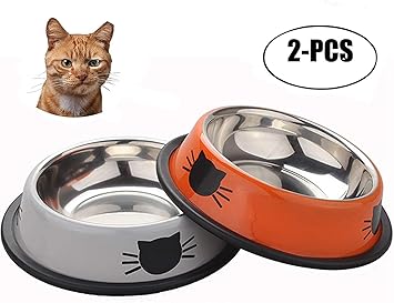Sportgirls Edelstahl Schüssel Für Haustiere Kitten Welpen Katze Kleine Hunde Rutschfeste Unterseite 115 X 155 X 35 Cm