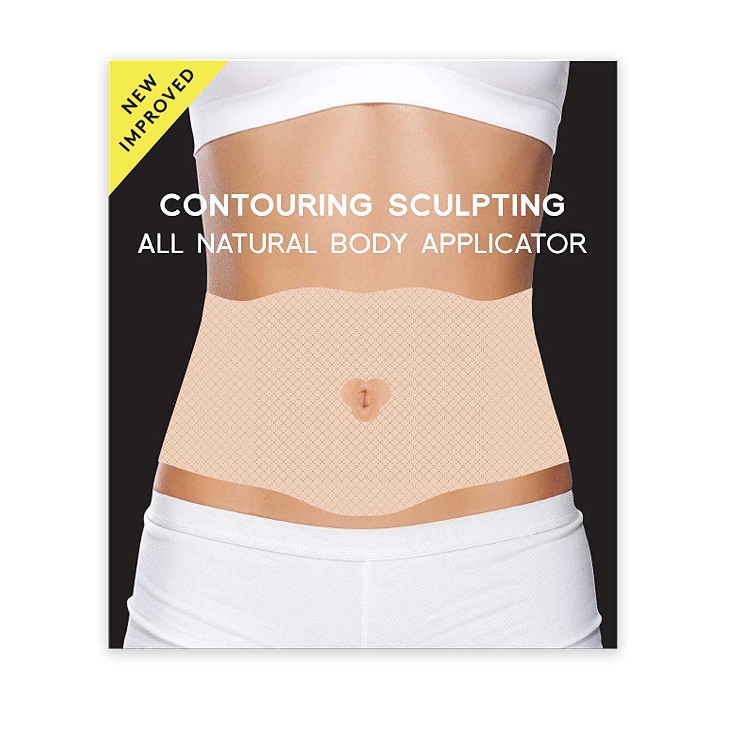All Natural Moisturizing Body Applicator Wrap – Easy to Use Anti Cellulite Solution- Firming Toning Tummy Wrap (6 count (Pack of 1))