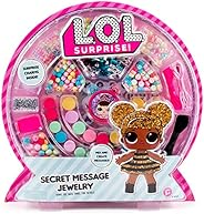 L.O.L. Surprise! Secret Message Jewelry by Horizon Group USA, DIY Jewelry Making Craft Kit, Includes 400+ Bead