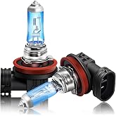 DZG H16 Halogen Bulbs 12V 19W 5500K Warm White Fog Light Replacement, Pack of 2