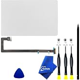 iPartsleader A3240 Trackpad Replacement for MacBook Air (Retina,13-inch,M4,2025) Force Touch Touchpad with Cable 661-50124 821-04848-A EMC 8781 (Not fit to A2681) (Silver)