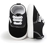 Infant Baby Boys Girls Canvas Sneaker Toddler Slip On Anti Skid Newborn First Walkers Candy Shoes for 0-18 Months