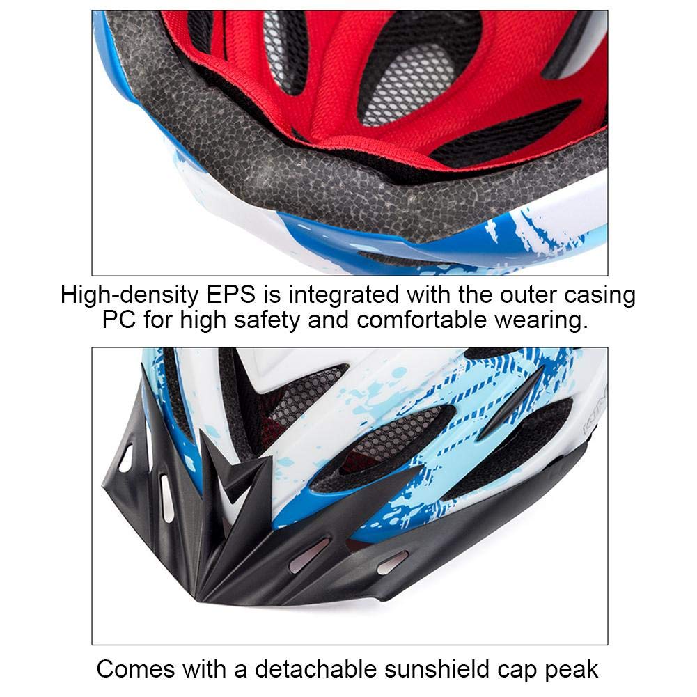 puremood Bicycle Helmet Mountain Bike Lightweight AntiVibration Sun