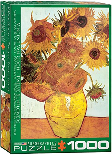 Eurographics Twelve Sunflowers by Van Gogh 1000-Piece Puzzle
