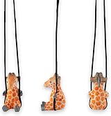 VIPbuy Handmade Wooden Swinging Giraffe Car Ornament - Car Interior Decor view 7