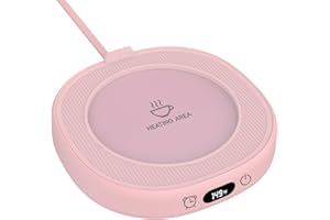 Coffee Mug Warmer for Desk, Cup Warmer Auto Shut Off, Electric Smart Beverage Warmer Candle Warmer with 3 Temperature Setting