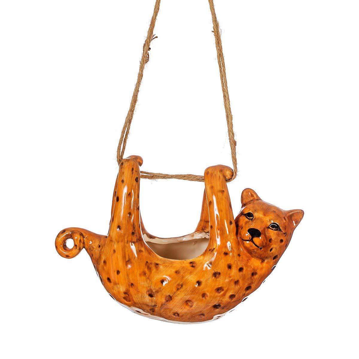 Sass & Belle Hanging Leopard Planter