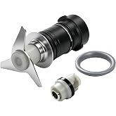 39337 Blade Assembly Compatible with Robot Coupe MP350 MP450 Series Blade Cutting Blender Assembly, Removable Stainless Steel Cutting Blade for Commercial Kitchens