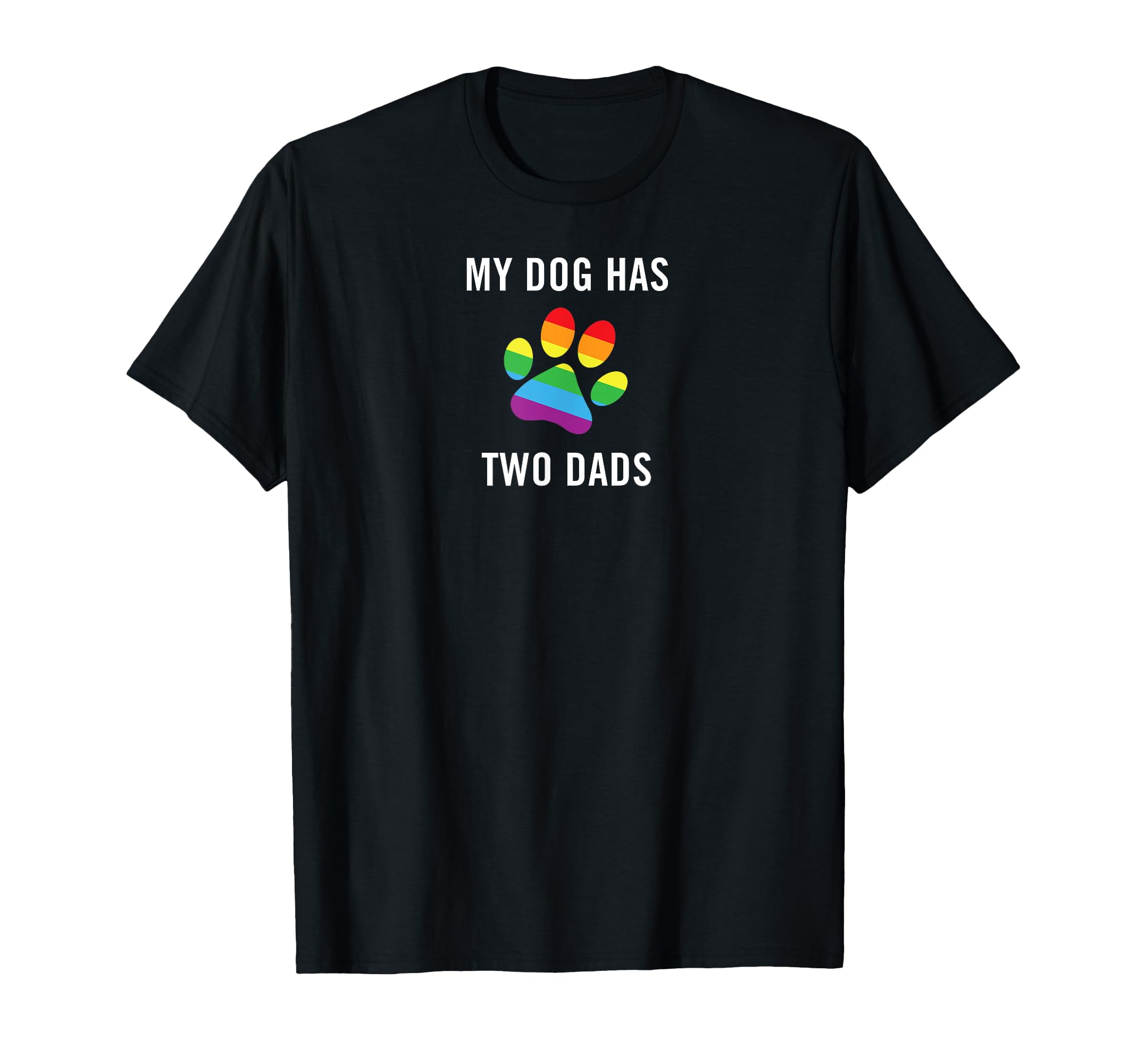 Photo 1 of My Dog Has Two Dads LGBT gay pride funny LGBTQ T-Shirt for Men