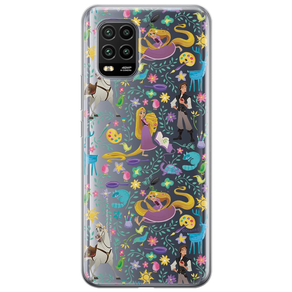 ERT GROUP mobile phone case for Xiaomi MI 10 LITE original and officially Licensed Disney pattern Tangled 001 optimally adapted to the shape of the mobile phone, partially transparent — image 1