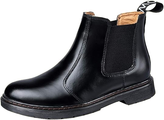 Amazon トーフォズ ブーツ マーティンブーツ メンズ ビジネスシューズ 革靴 防水 滑り止め 疲れない 足が 痛くならない 靴 厚底 ヒール 防寒 耐久性 抗菌 就活 ブラック 27 0cm Yy62 Toofortze トーフォズ ブーツ