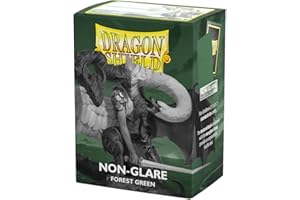 Dragon Shield | Standard Size Card Matte Sleeves | 100 CT - Non Glare Smooth & Tough Premium TCG Sleeves | Compatible with Pokemon, Flesh & Blood, One Piece & Magic The Gathering | Forest Green