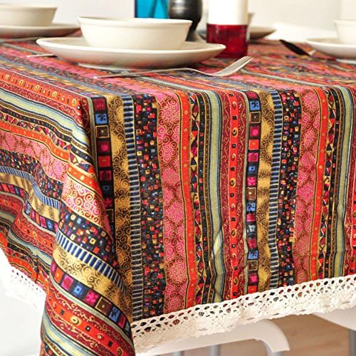 National wind abstract patterned fabric/ table/ table-cloth/ table/ table/ Eastern Mediterranean style tablecloth-C 100x140cm(39x55inch)
