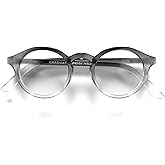 LONDON MOLE® Graduate reading glasses | Cool round panto shaped readers | Men’s Women’s Unisex | Spring hinges