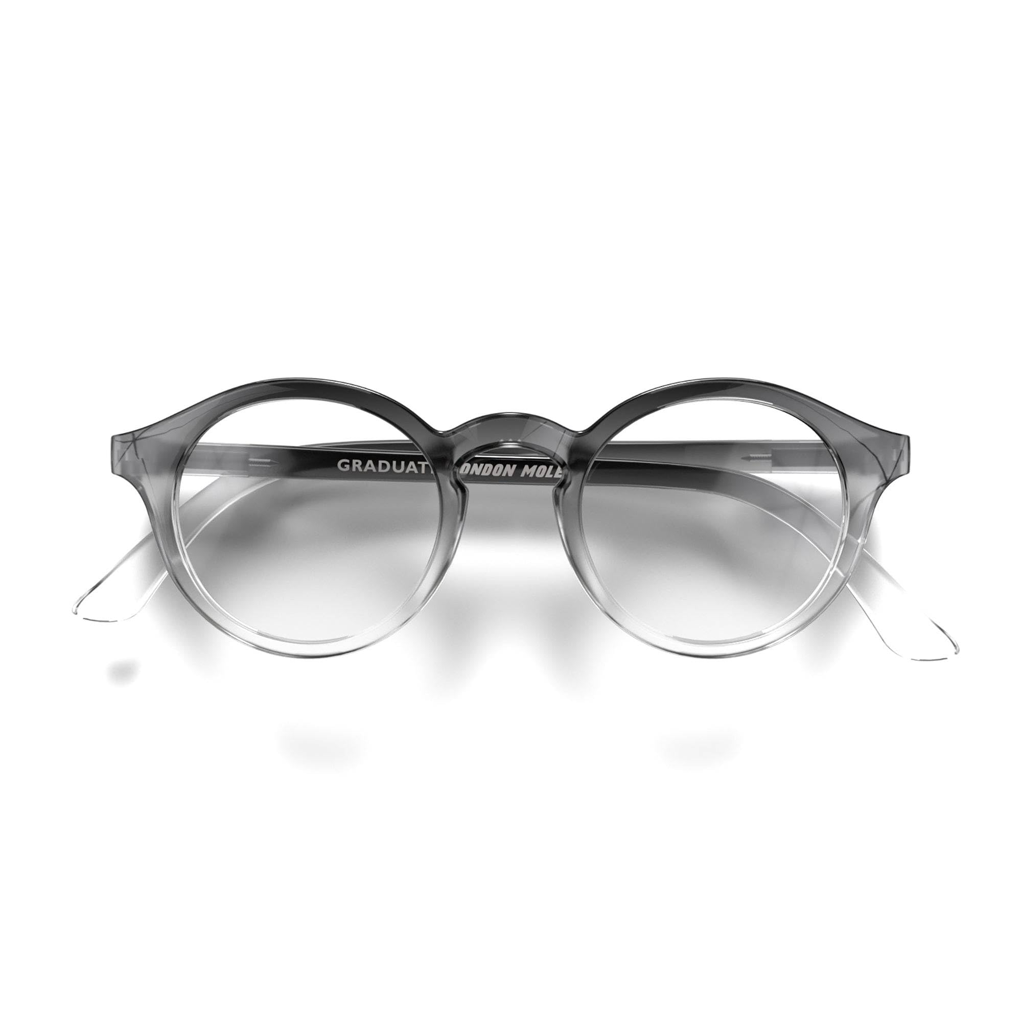 LONDON MOLE® Graduate reading glasses | Cool round panto shaped readers | Men’s Women’s Unisex | Spring hinges — image 1