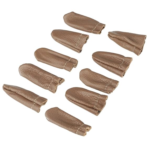 5 Pairs Needle Felting Leather Finger Protector Knitting Random Color