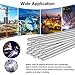 Aluminum Welding Rods, EEEKit 20-Pack Universal Low Temperature Aluminum Welding Cored Wire for Electric Power, Chemistry, Food, Silver 2mm330mm
