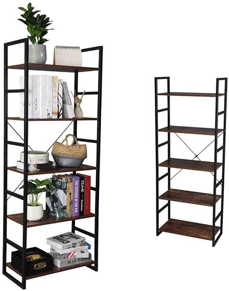5 Tier Heavy Duty Bookshelf Ladder 