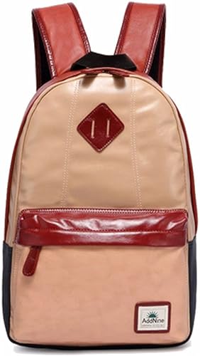 Amazon 合皮 ピッケルホルダー付き リュック バックパック 男女兼用 銀色 杏色 黄色 撥水 レジャー アプリコット タウンリュック ビジネスリュック