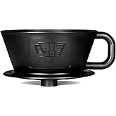 BIG JOE® Large Pour Over Coffee Maker w/ 50 Filters, Brews from 12 up to 75 Ounces, Fits Any Drinkware, Dishwasher Safe, Made in USA