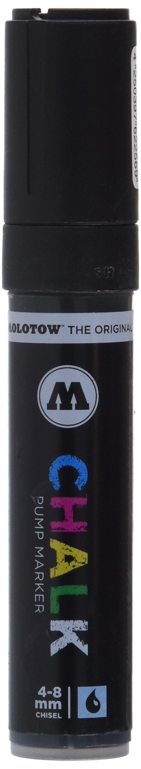 Molotow Window Marker Chalk Refillable 4-8 mm Pack of 6 Black