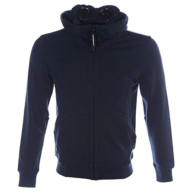 cp company goggle zip hoodie