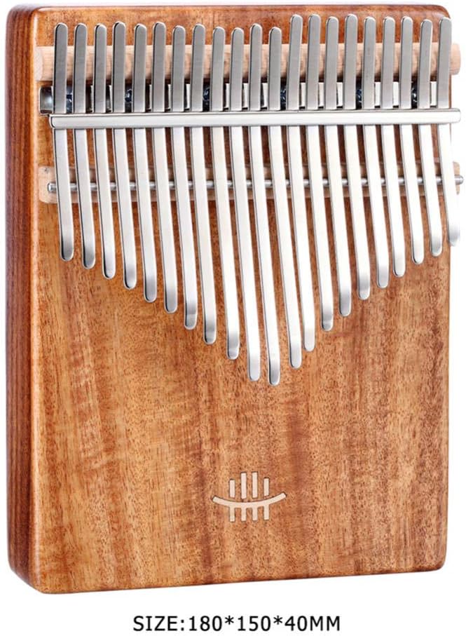 HAOLAIWU Kalimba Thumb Piano 17 Keys Kalimba Solid Wood Thumb Finger Piano with Cloth Bag Musical Instruments Accessaries-a_21 Keys-Acacia