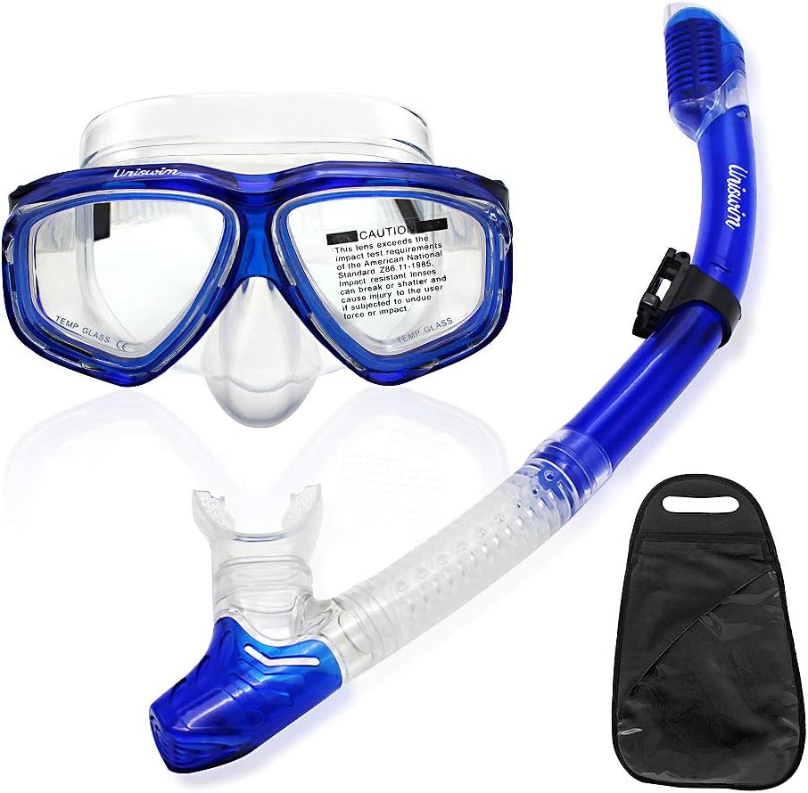 Dry Snorkel Mask Purge Valve Tube Snorkel Silicone Mouthpiece Uniswim