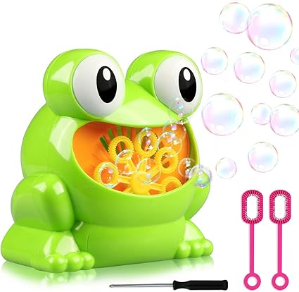 frog bubble machine bath