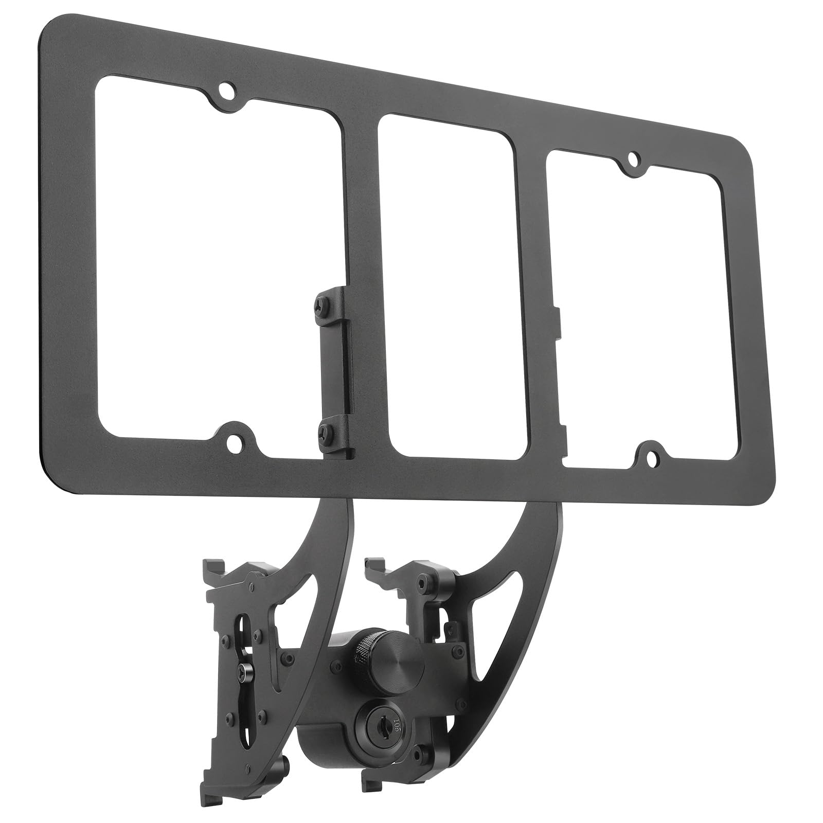 Photo 1 of The Original Lockable License Plate Holder for 2020-2024 Tesla Model Y, Front License Plate Bracket Mounting Kit with Anti-Theft Features, No Adhesives License Frame (Streamlined Gen2 Design)