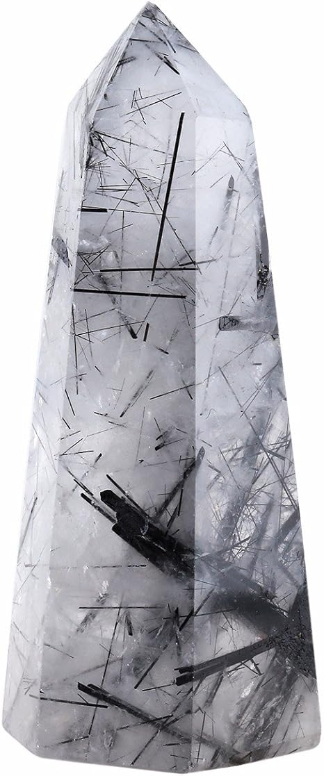 Amazon.com: rockcloud Black Rutilated 