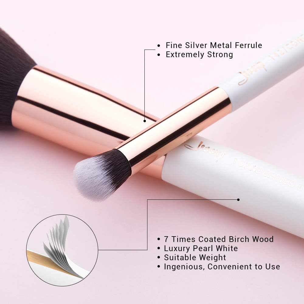 Jessup Brush Set 20 PCS Makeup Brushes for Foundation Blending Blush Concealer Eye Shadow Lip - Image 4