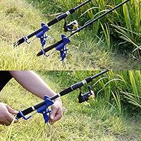 bank fishing rod holder