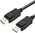 DisplayPort to DisplayPort 6 Feet Cable, Benfei DP to DP Male to Male Cable Gold-Plated Cord, Supports 4K@60Hz, 2K@144Hz Compatible for Lenovo, Dell, HP, ASUS and More