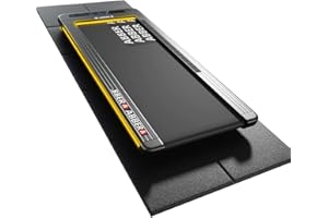 ABBER Foldable Treadmill Walking Pad Mat for Carpet Floors,51.2" x 23.6" 6mm Thick Treadmill Mat for Hardwood Floor,Indoor Exercise Stationary Bike,Elipitial, Gym Equipment, Noise Shock Absorption