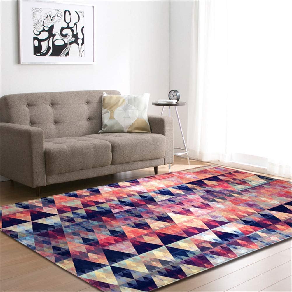 Area Rugs, Soft Rectangle Carpets, Non Slip Polyester Floor