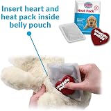 Snuggle Puppy Real-Feel Heartbeat Puppy Toy with Heat Pack Cream Plush view 6