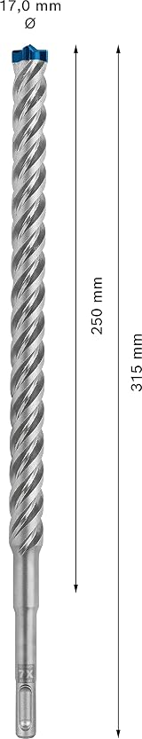 Bosch EXPERT SDS plus-7X Hammer Drill Bit 17 mm x 250 x 315 mm view 3