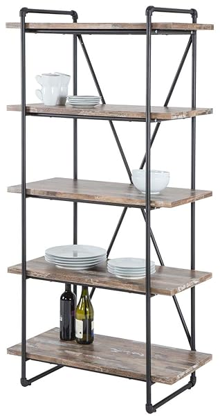 Dreams4home Regal Factoris L B H 75x45x180cm Treibholz