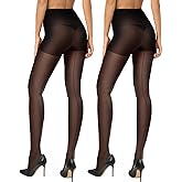 CozyWow Classic Backseam Sheer Tights for Women, 20D Retro Pantyhose Vintage Style,Reinforced Back Seam Stockings Hosiery
