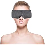 YnM Weighted Eye Mask for Sleep & Relaxation | Hot & Cold Therapy Eye Mask | Cooling Bamboo & Cozy Minky Dual-Sided Weighted