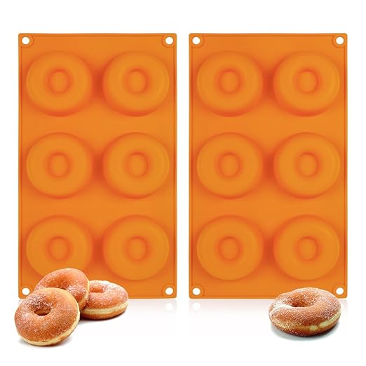 Casa Bonita (Set de 2) 6 Cavidad tarta de silicona moldes, forma ...