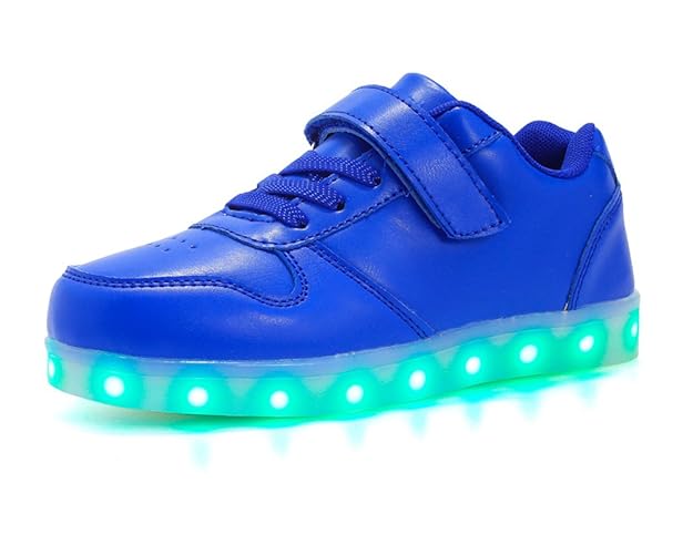 Honeystore Unisex LED Leuchtet Schuhe Sneakers mit USB Einem Geschenk der Kinder Jungen Mädchen Halloween Weihnachten Neujahr