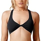 YEOREO Women Sports Bra Padded Criss Cross Back Low Medium Impact Yoga Tank Tops