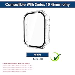 Simpeak 5 Pack Bling Screen Protector Case